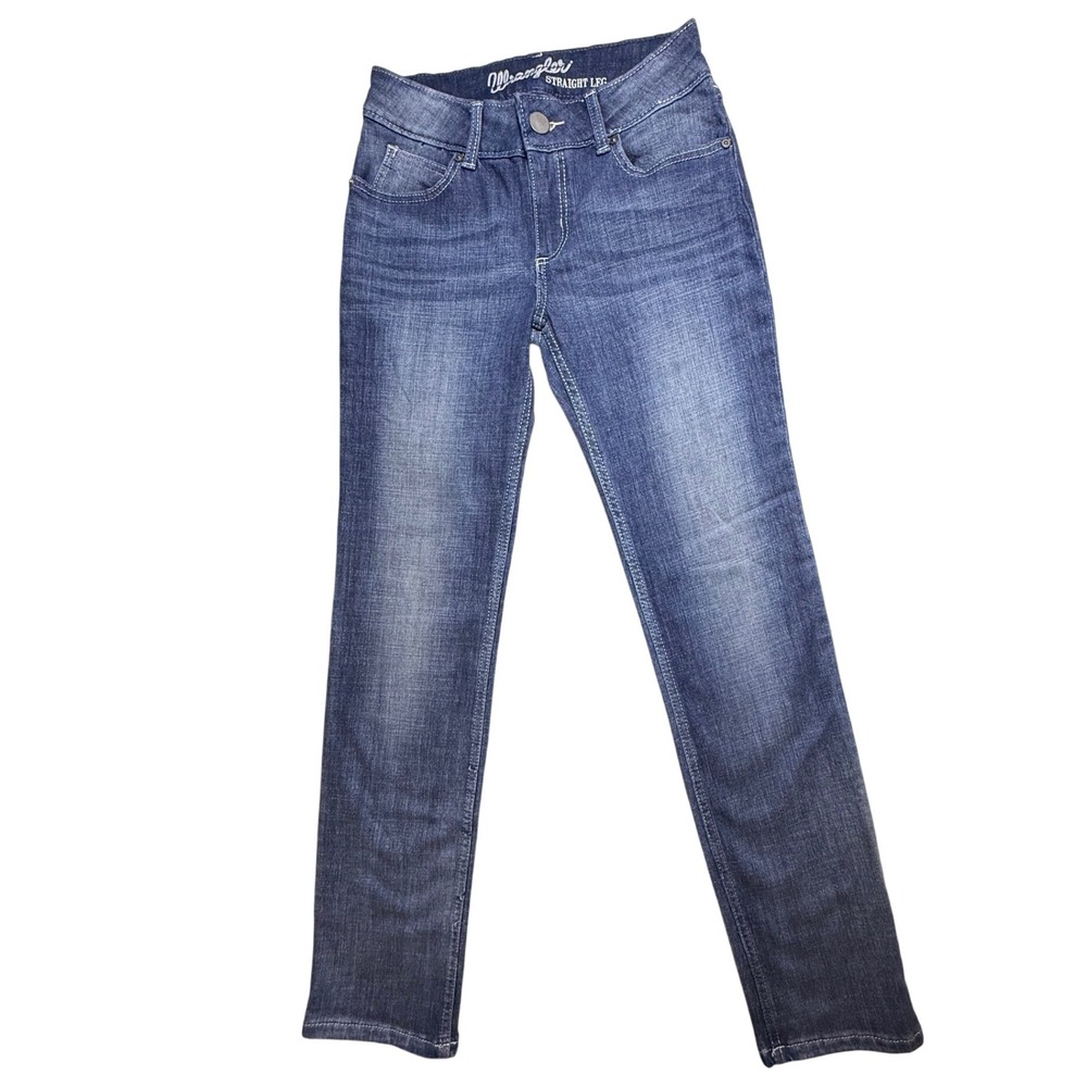 Wrangler Straight Leg Jeans Classic Denim Blue New with Tags